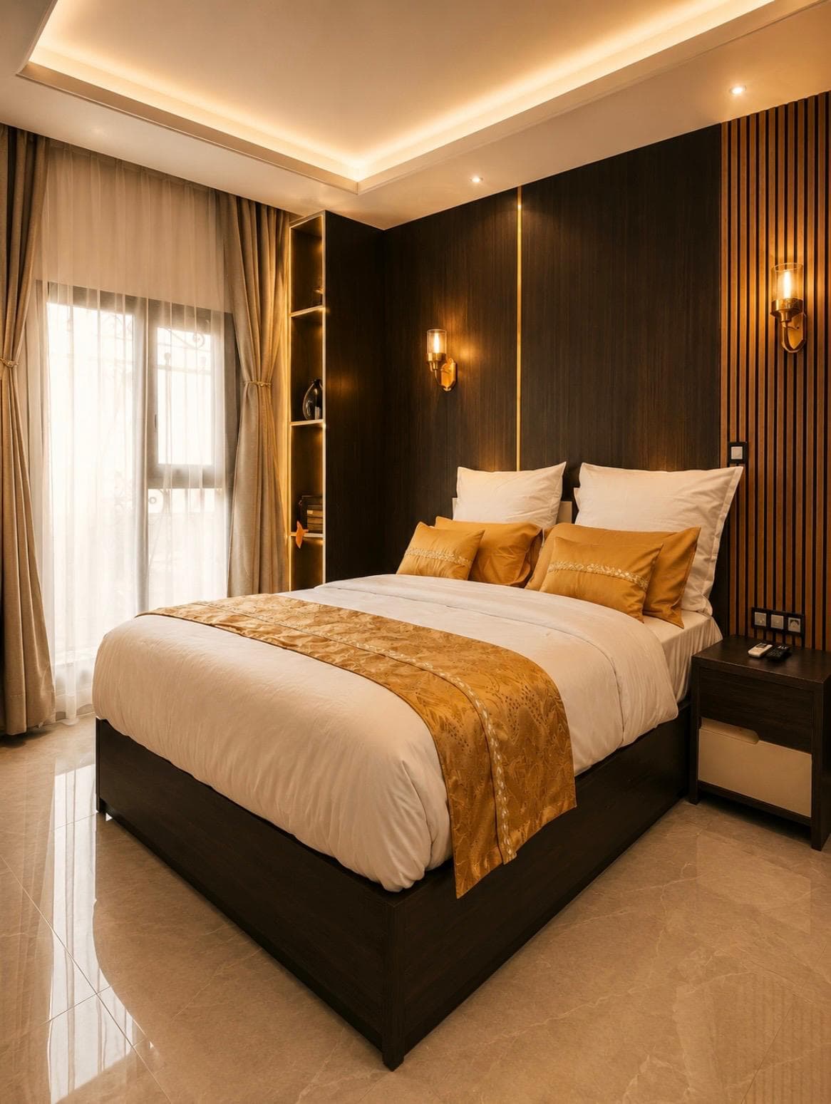 Vue du Studio Moderne, logement meublé de luxe à Yaoundé